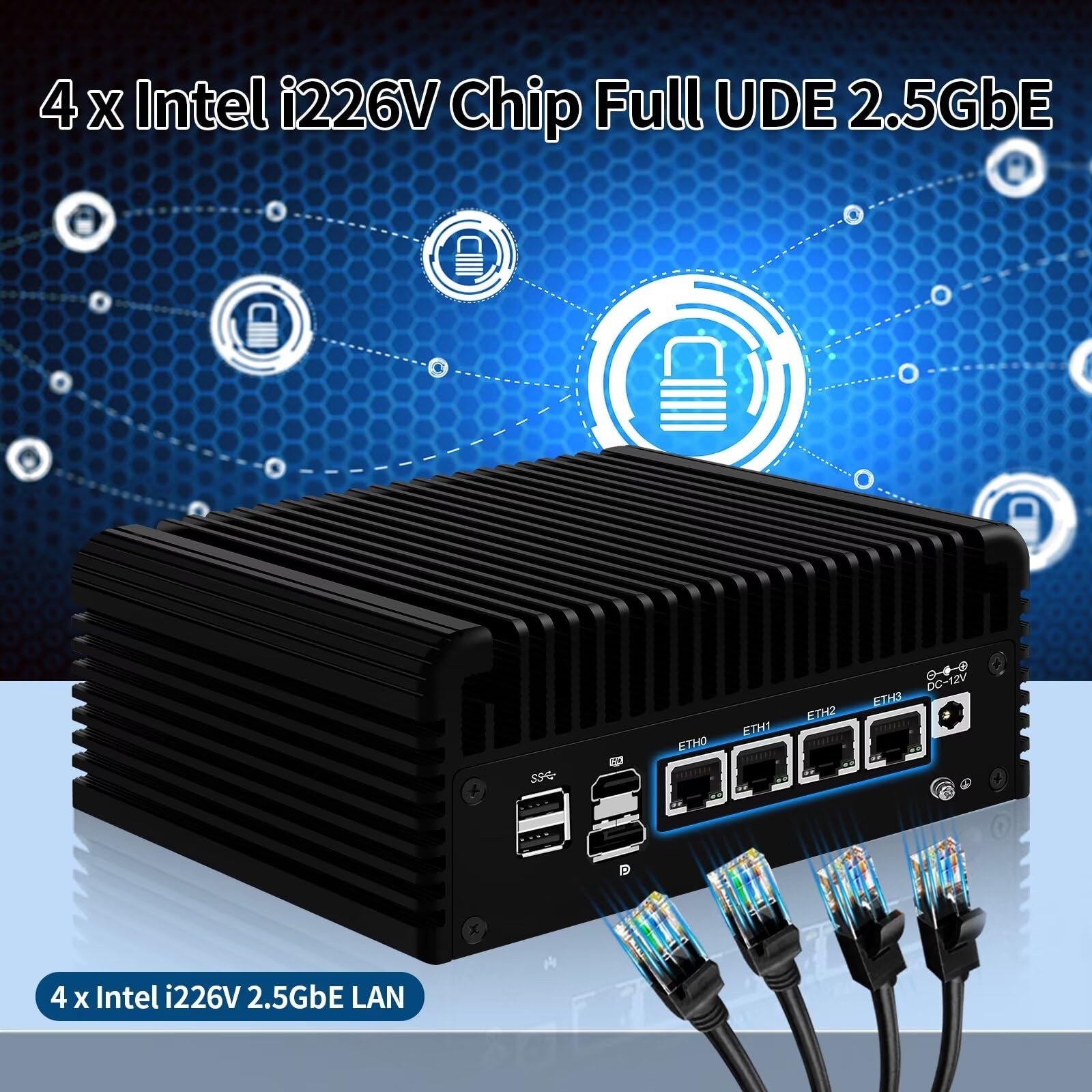 Amazon | AIOPCWA Micro Firewall ApplianceミニPC 第12世代インテル